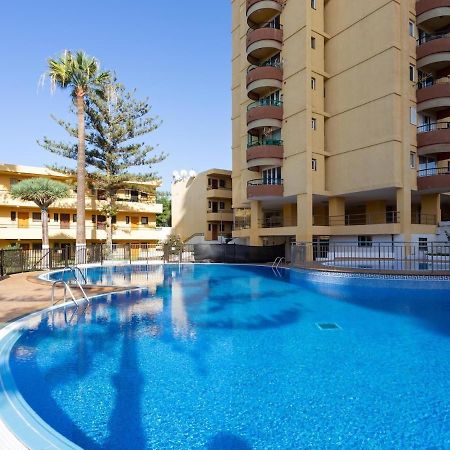 Apartamento Torres del sol, piscina 1ª linea de playa Playa de las Américas Exterior foto