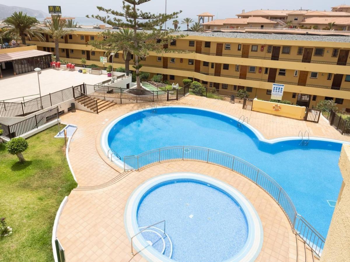 Apartamento Torres del sol, piscina 1ª linea de playa Playa de las Américas Exterior foto