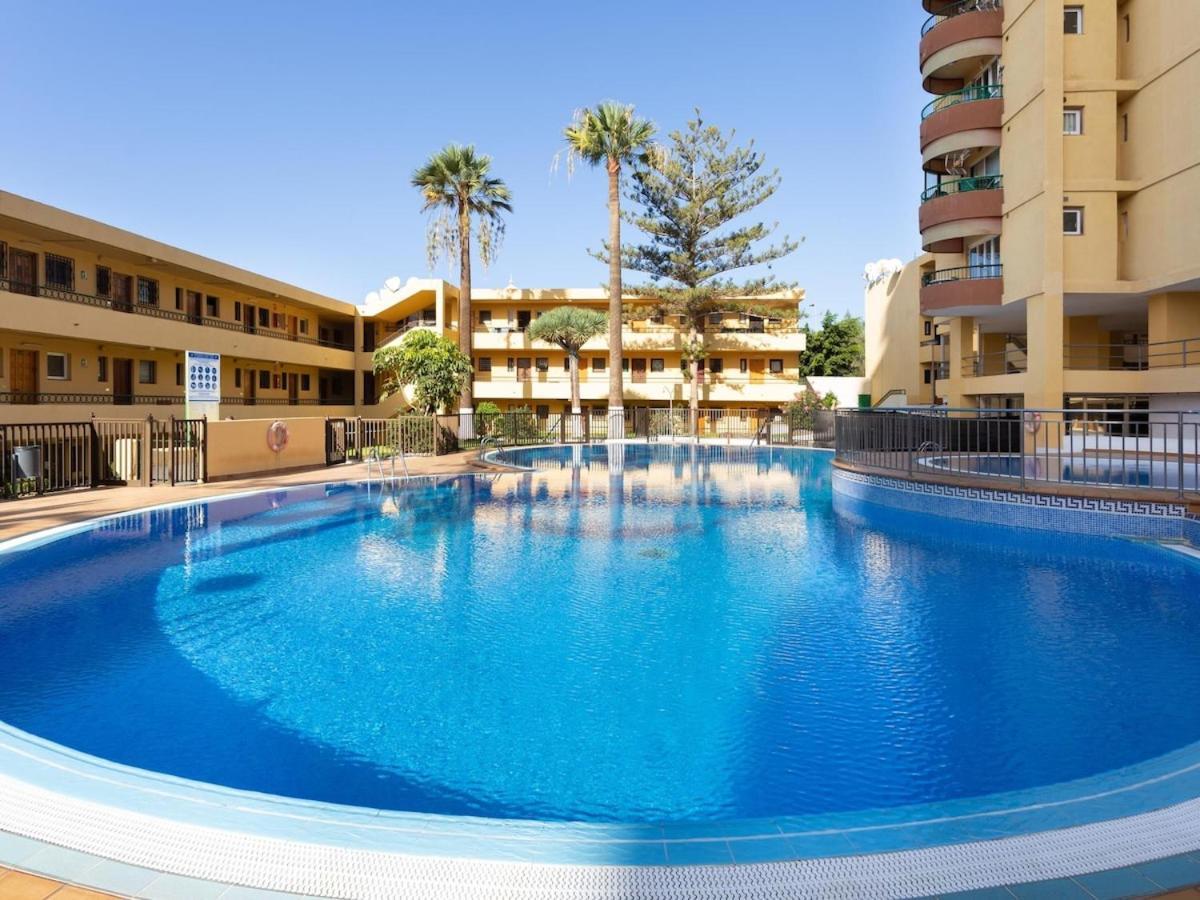 Apartamento Torres del sol, piscina 1ª linea de playa Playa de las Américas Exterior foto