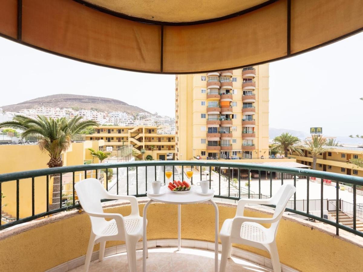 Apartamento Torres del sol, piscina 1ª linea de playa Playa de las Américas Exterior foto