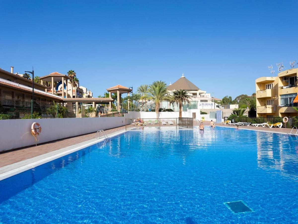Apartamento Torres del sol, piscina 1ª linea de playa Playa de las Américas Exterior foto